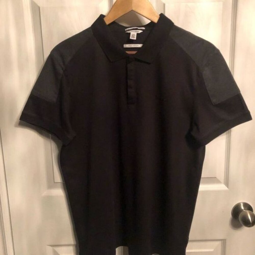 Calvin Klein Liquid Cotton Collection Polo Shirt Size‎ L